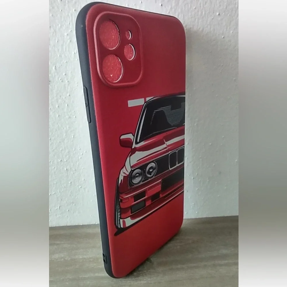 iPhone 11 Rubber Phone Case BMW E30 325i 318i 325is 318is